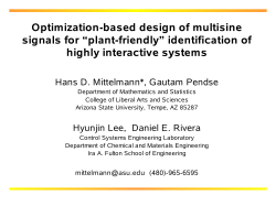 Constrained Minimum Crest Factor Multisine Signals for &ldquo;Plant-F