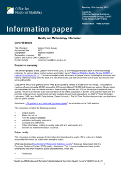 Labour Force Survey (LFS) - Office for National Statistics