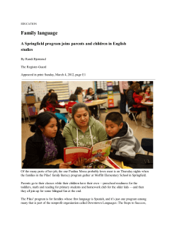 Family language - Downtown Languages