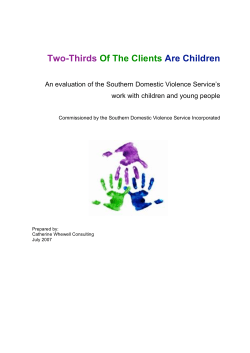 Two-Thirds Of The Clients Are Children