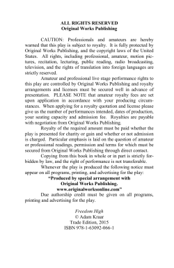 script sample - Original Works Publishing