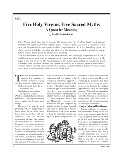 2. Five Holy Virgins, Five Sacred Myths.pmd