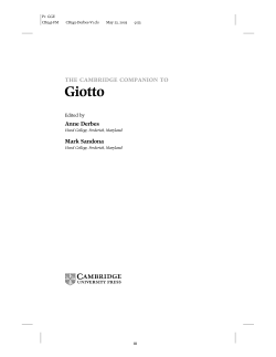 Giotto - Assets - Cambridge University Press