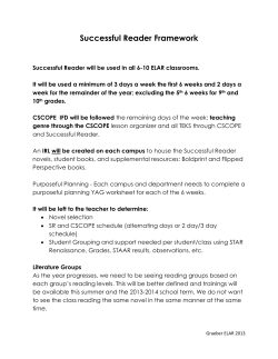 Successful Reader Framework