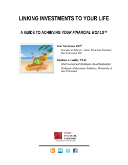 Linking Investments To Your Life
