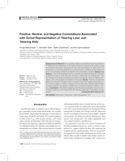 Positive, Neutral, and Negative Connotations Associated with Social