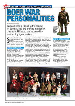 boer war personalities - A Sound Strategy, Inc.