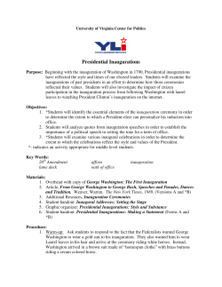 Presidential Inaugurations