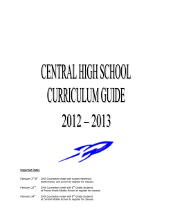central high school - Central School District 301