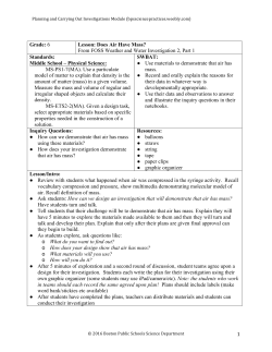 Air Lesson Plan - BPS Science Practices