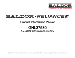 GHL37530 - Baldor VIP