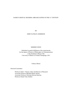 RADIO`S DIGITAL DILEMMA: BROADCASTING IN THE 21st