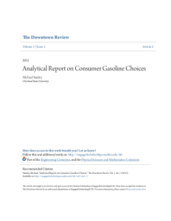 Analytical Report on Consumer Gasoline Choices