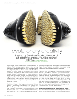 Evolutionary creativity