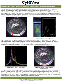 Silicon Wafer Doping Detection