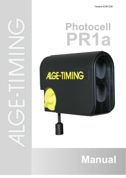 Photocell Manual