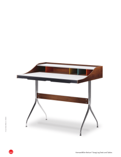 Nelson Swag Leg Desk and Tables product sheet