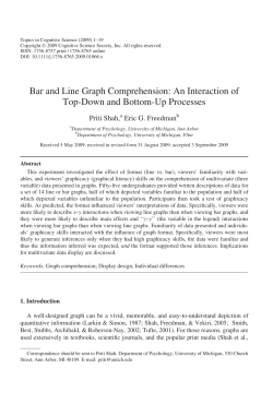 Bar and Line Graph Comprehension
