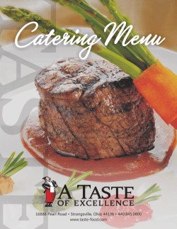 A Taste of Excellence Catering