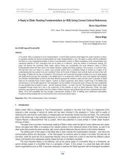 A Reply to Žižek: Reading Fundamentalism (or ISIS) Using