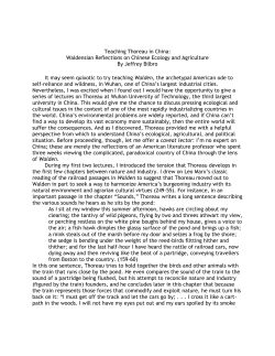 Teaching Thoreau in China