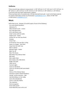 of details of uniforms and music library items