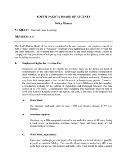 SOUTH DAKOTA BOARD OF REGENTS Policy Manual NUMBER: 4