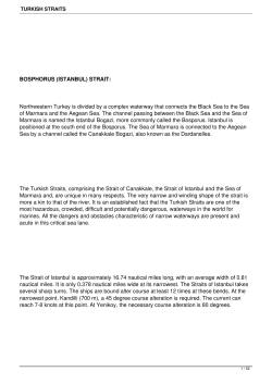 TURKISH STRAITS
