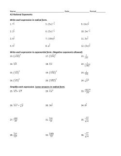 A2-Rational Exponents