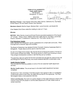 9llkfWow MOTION: Betty Dennis moved and Ernest Pizzuto