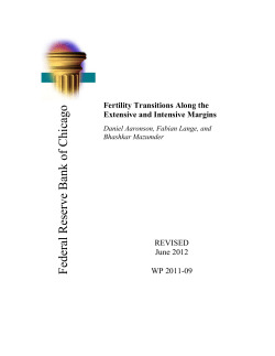 Fertility Transitions Along the Extensive and Intensive