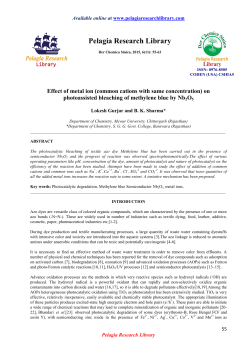 Effect of metal ion (common cations with same