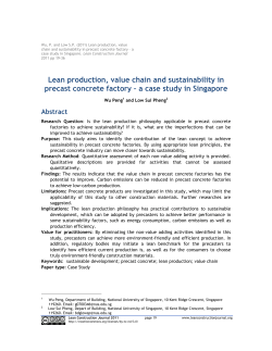 10 007 Lean Production, Value Chain And Sustainability In