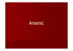 Arsenic
