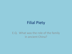 Filial Piety