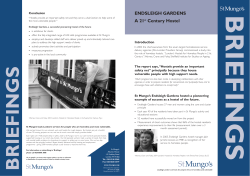 Endsleigh Gardens Briefing