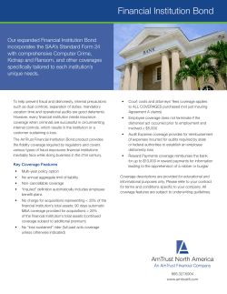 Financial Institution Bond