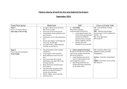 Courthouse History Scheme of work