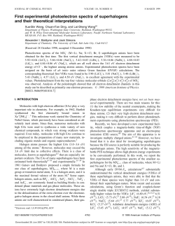 First experimental photoelectron spectra of superhalogens and their