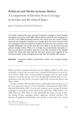 Political and Media Systems Matter