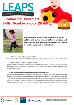Fundamental Movement Skills: Non-Locomotor