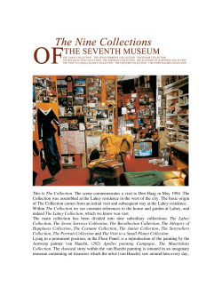 PDF document of The Nine Collections booklet