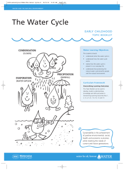 water cycle chart on p 16 and song on