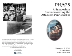 A Symposium Commemorating the Attack on Pearl Harbor