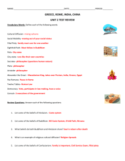 greece, rome, india, china unit 2 test review