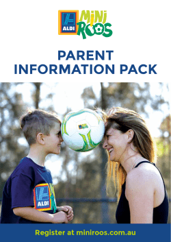 parent information pack