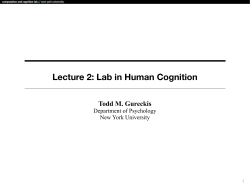 slides - Computation and Cognition Lab