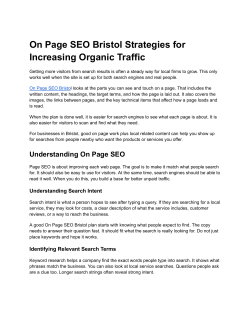 Seo Bristol Company